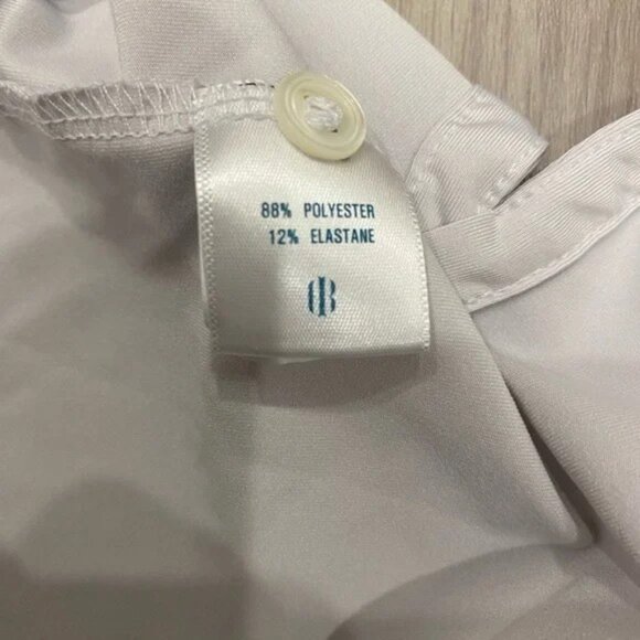 Holderness & Bourne Tailored Fit Polo Shirt Mens Size Large L White Performance - Picture 6 of 7